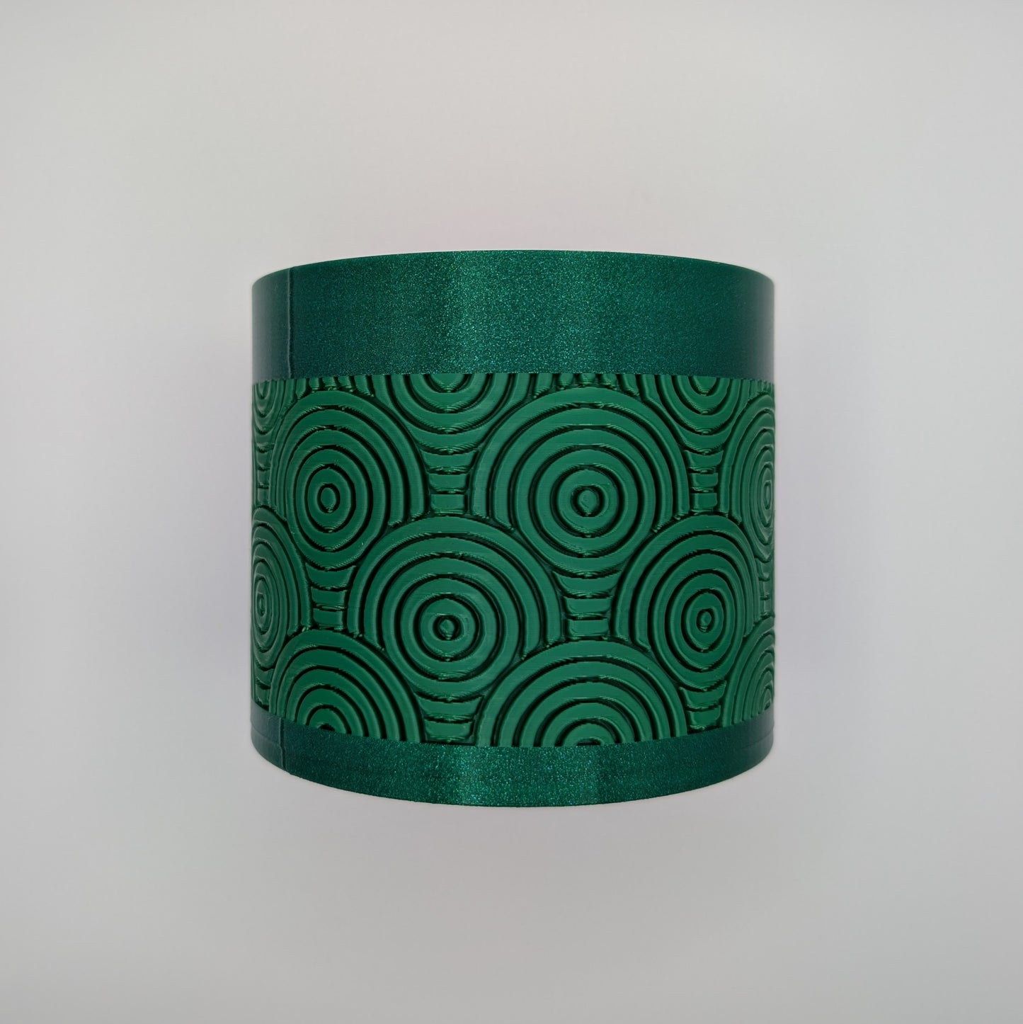Dual Tone Concentric Circles Planter