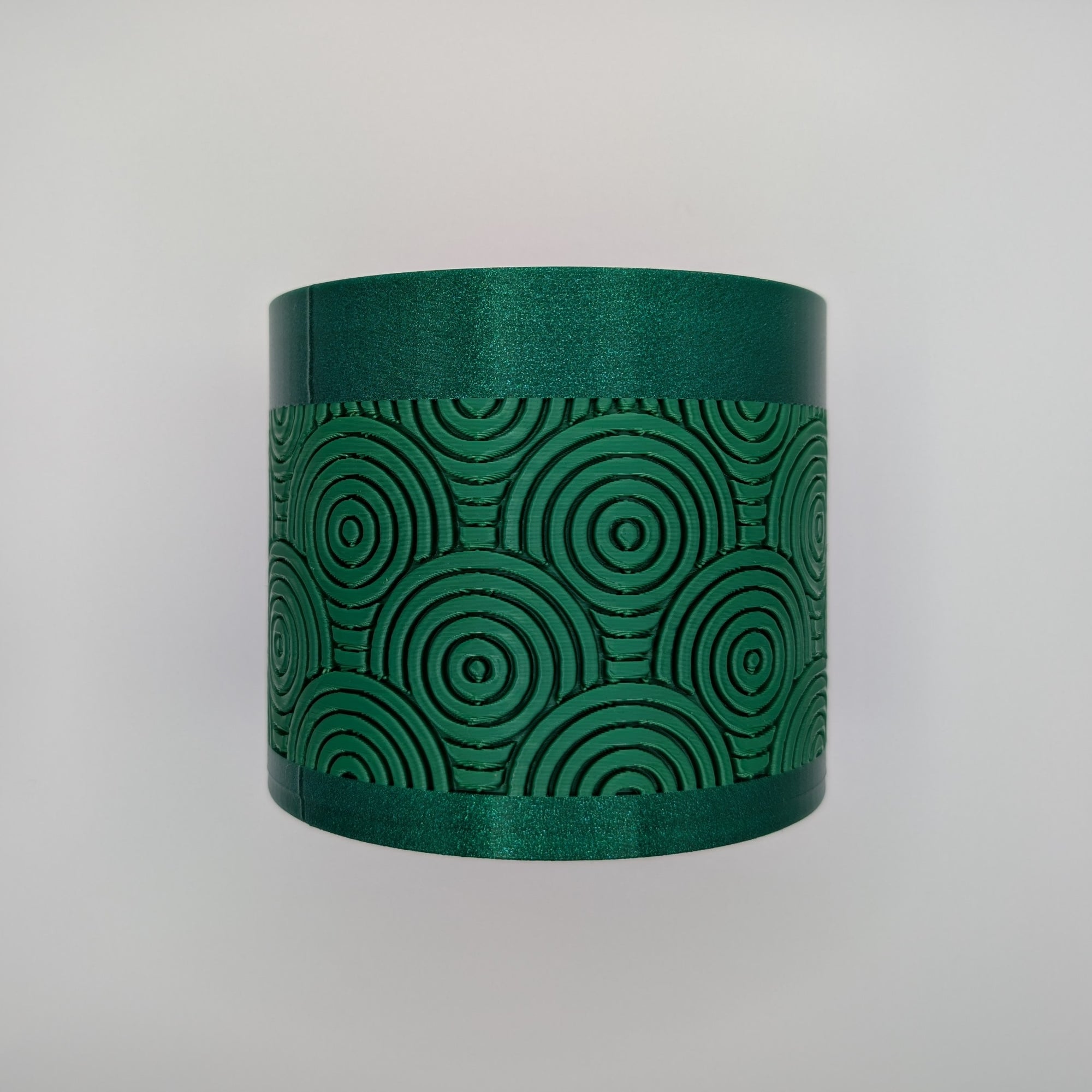 Dual Tone Concentric Circles Planter