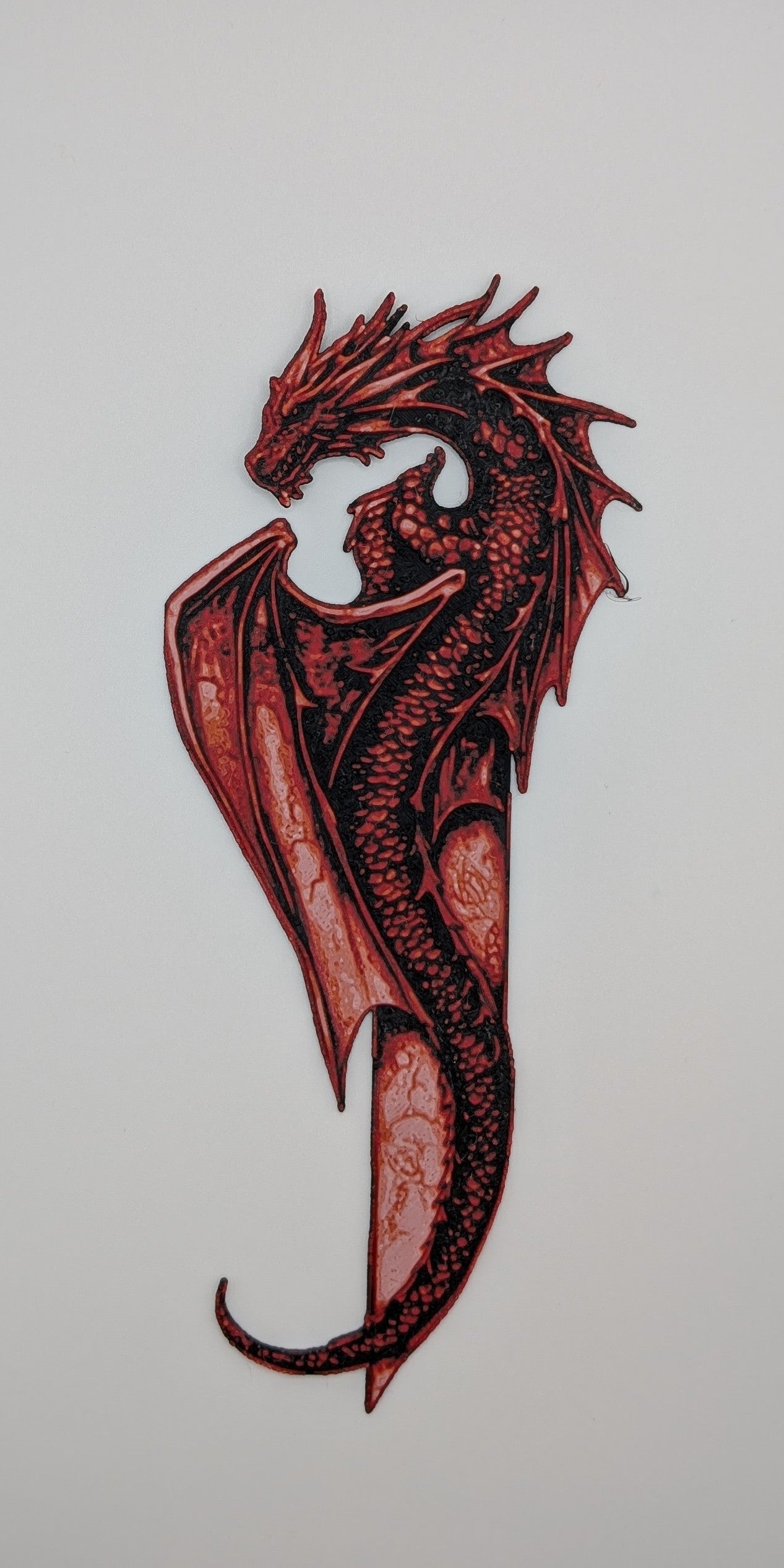 HueForge Bookmark: Dragons