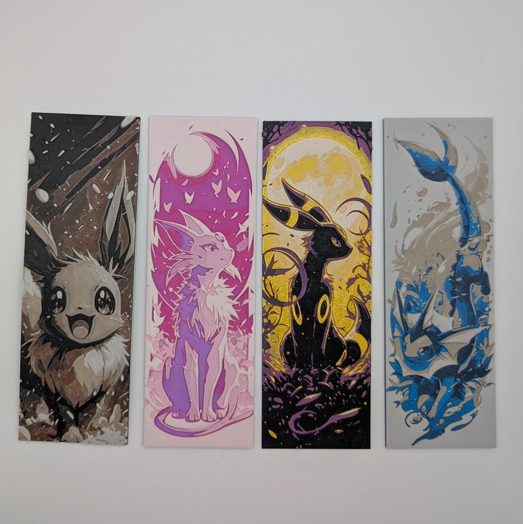 HueForge Bookmark: Eeveelutions